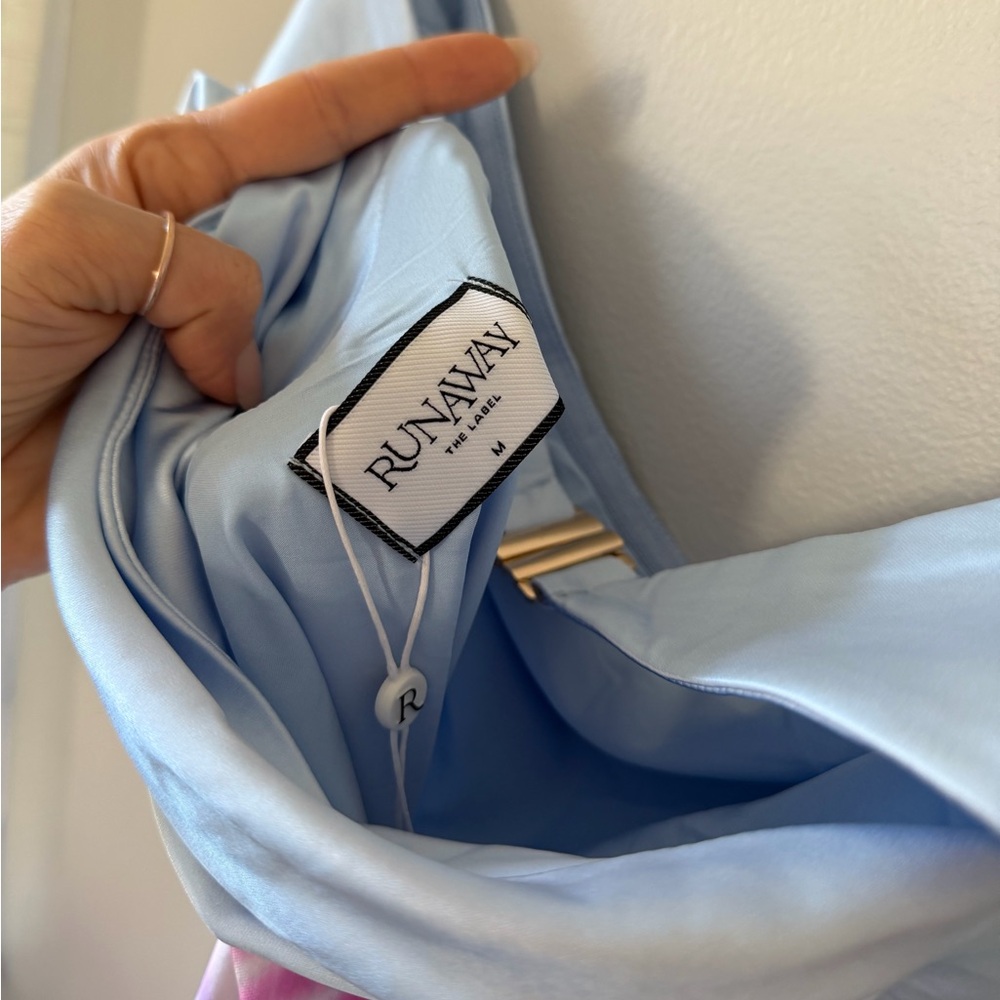 Runaway The Label Celeste Maxi Dress in Orchid Blue - Picture 4 of 5